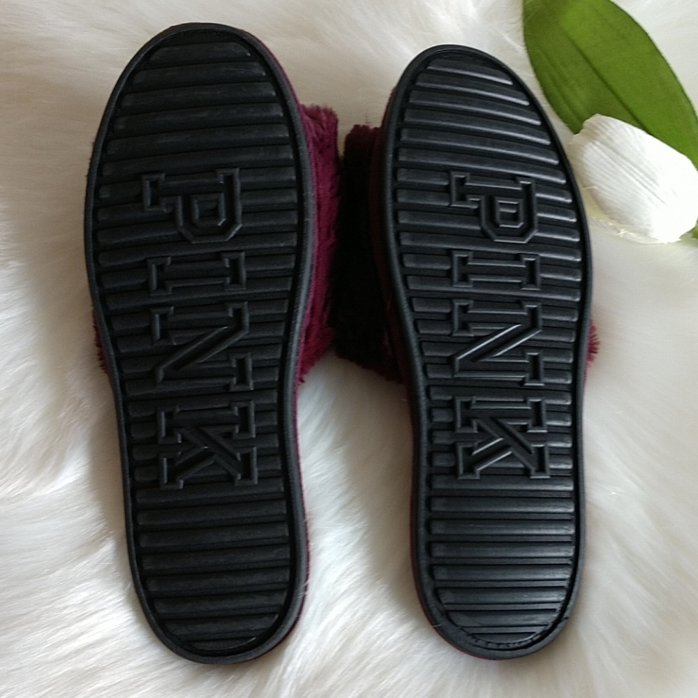 XSize M🌺PINK VICTORIA'S SECRET SLIPPERS.nwt - Picture 3 of 4